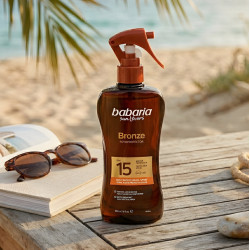 Babaria Bronze Sun Protection Oil Spray